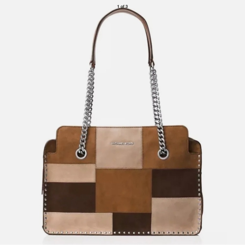 ‼️Michael Kors Astor Large Satchel Shoulder Leather Bag; Dark Caramel‼️